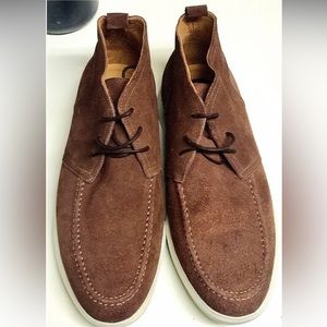 Men's 7 Brown Suede DRIVER CLUB USA Lace Up Chukka Boots